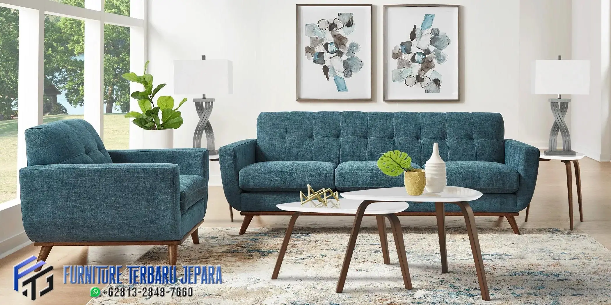 Sofa Tamu Minimalis Industrial Furniture Terbaru