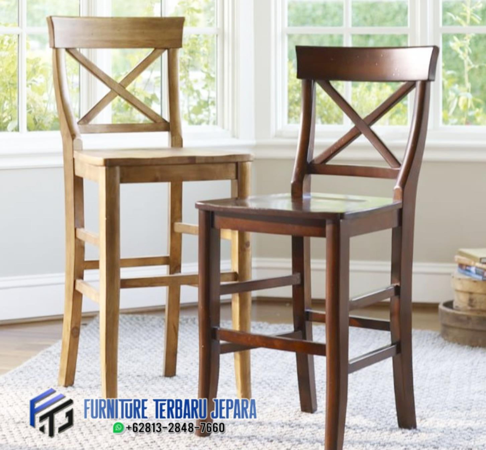 Cafe Style Kursi Bar Jati Jepara Minimalis Terbaru Natural, Model Kursi Kayu Jati Terbaru, Jual Kursi Jepara, Harga Kursi Bar Jepara, Kursi Restoran Terbaru, Model Kursi Tinggi Jepara, Gambar Kursi Kayu Jati, Jual Furniture Cafe Minimalis 2024, Toko Furniture Terbaru Jepara