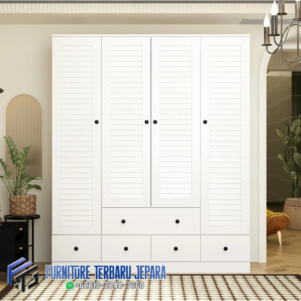 lemari pakaian minimalis modern, lemari minimalis besar, Lemari Pakaian Mewah, Lemari Pakaian Mewah Minimalis, Lemari Pakaian Minimalis, lemari pakaian pintu kaca dan laci, lemari pakaian putih,Lemari Pakaian 4 Pintu Modern Timechee