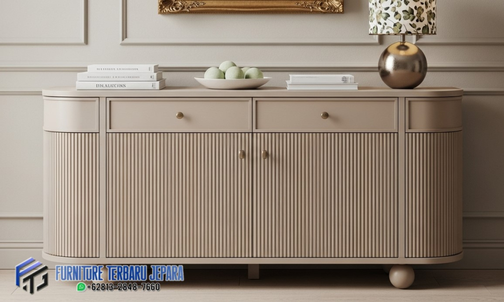 Bufet Kayu Minimalis Modern, Bufet Penyimpanan, Bufet Kayu Modern, Lemari Penyimpanan, Bufet Minimalis Kayu Jati, Buffet Kayu Minimalis, Meja Bufet Kayu, Model Bufet Kayu, Bufet Jepara,Bufet Credenza Terbaru Warna Duco Motif Salur