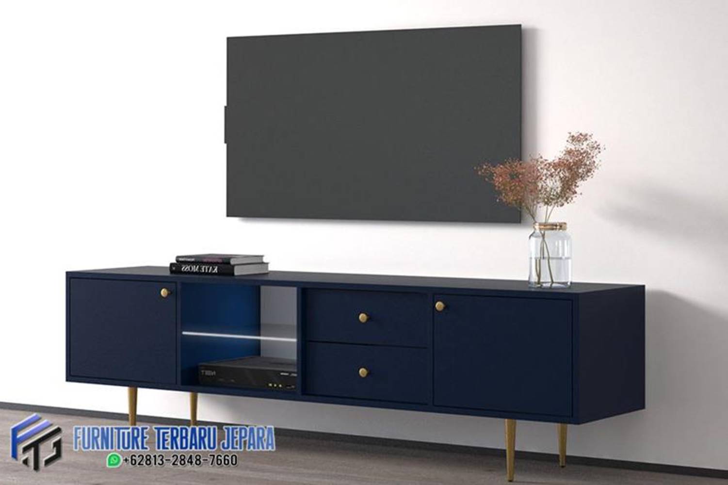 Bufet TV Minimalis Modern Terbaru,Model Bufet TV Minimalis Mewah, Lemari Bufet TV Minimalis Murah, Harga Bufet TV Minimalis Modern Terbaru, Model Bufet TV Terbaru, Model Bufet TV Sederhana, Bufet TV Modern Blue Kaki Stainless Gold