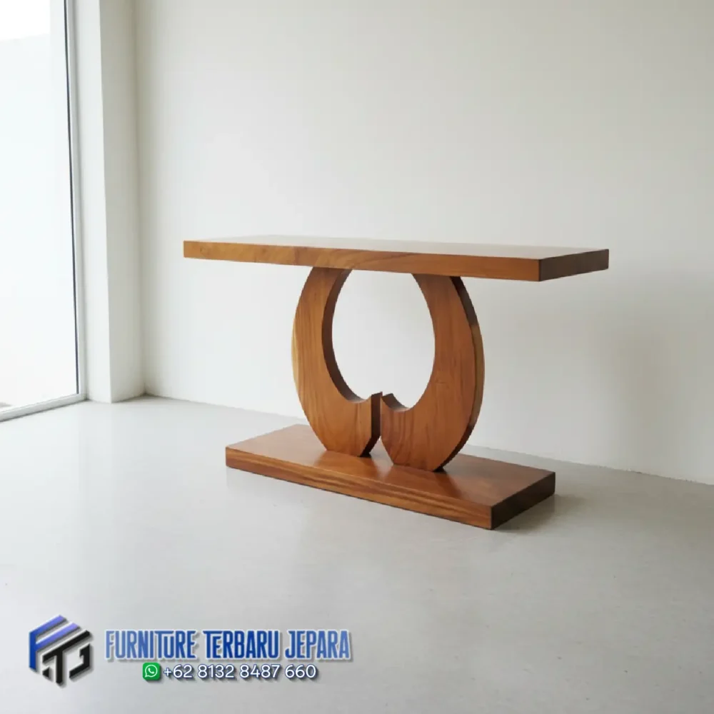 Meja Konsol Kayu Trembesi Bulan, Console Table Minimalis, Desain Meja Foyer, Design Console Table, furniture terbaru, Harga Meja Konsul, Ide Meja Dinding Ruang Tamu, Meja Console Terbaru, Meja Konsol Jepara, Meja Konsol Minimalis, Meja Konsul Jati, Meja Konsul Jepara, Meja Konsul Kayu Jati, Model Console Table, Model Meja Konsul