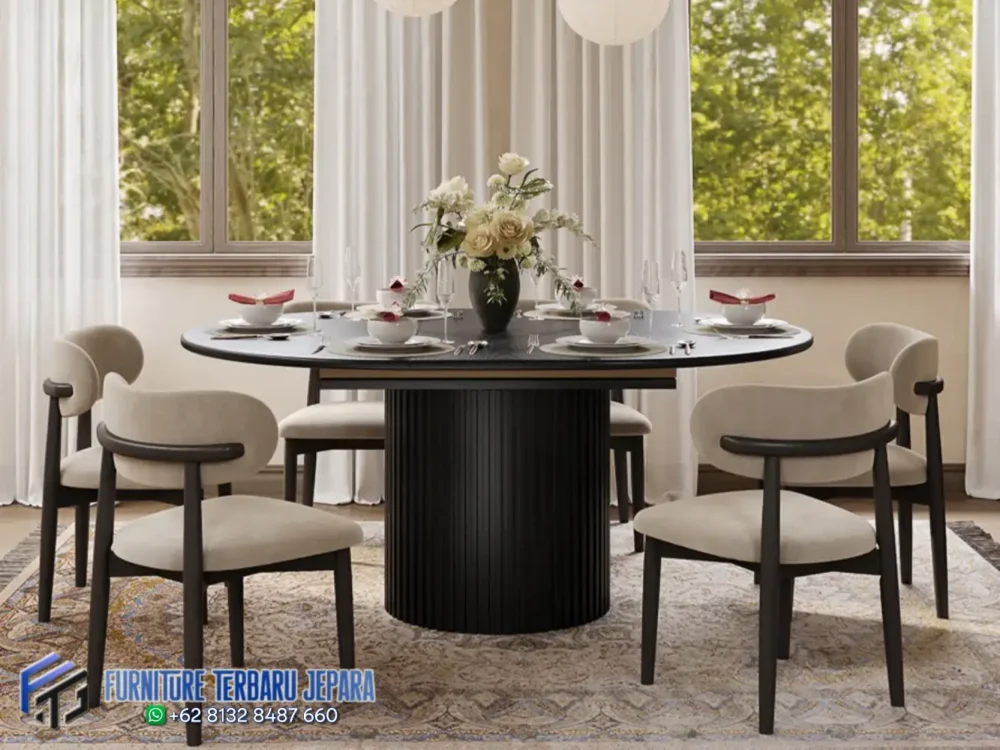 Kursi Meja Cafe Bulat Minimalis Terbaru Jepara