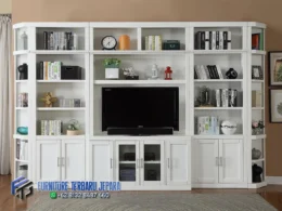 Bufet TV Lemari Rak Mewah Minimalis Terbaru Jepara