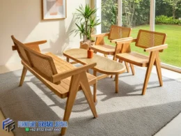 Harga Kursi Tamu Rotan Terbaru Minimalis Jepara