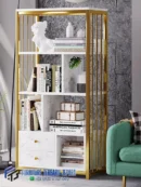 Lemari Rak Mewah Stainless Terbaru Jepara