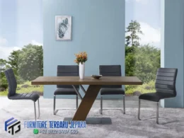 Meja Kursi Makan Stainless Minimalis Terbaru Jepara