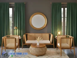 Model Kursi Rotan Ruang Tamu Minimalis Terbaru Jepara
