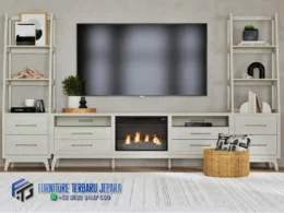 Model Lemari Bufet TV Modern Terbaru Jepara