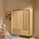 Model Lemari Pakaian Minimalis 3 Pintu Terbaru Jepara