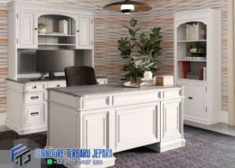 Model Meja Kerja Kantor Modern Terbaru Jepara
