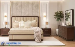 Set Kamar Tidur Minimalis Jati Terbaru Jepara