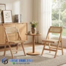 Jual Kursi Cafe Lipat Rotan Jati Terbaru