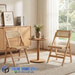 Jual Kursi Cafe Lipat Rotan Jati Terbaru