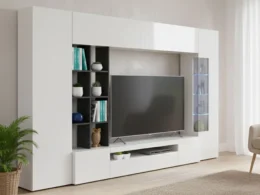 Lemari Bufet TV Mewah HPL Jepara Terbaru