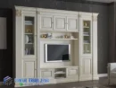 Lemari Bufet TV Mewah Jepara Terbaru
