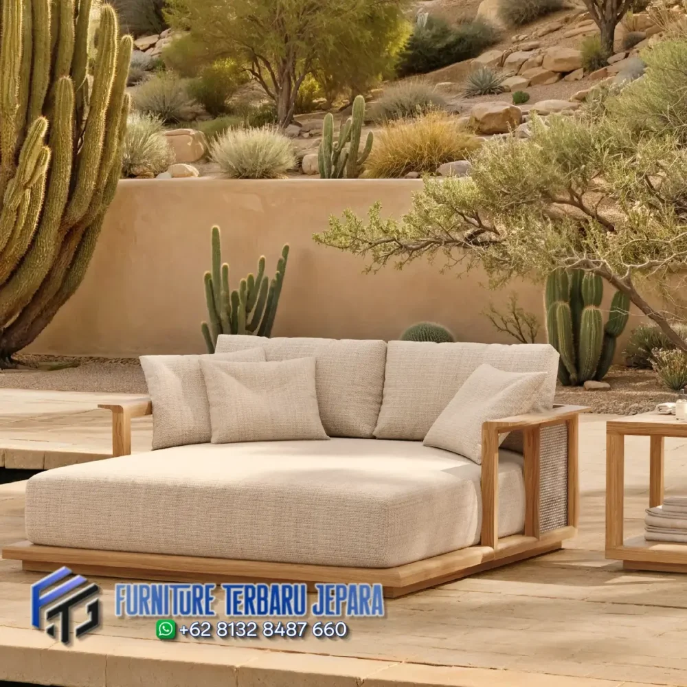 Sofa Bed Outdoor Jati Terbaru Jepara