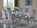 Meja Makan Stainless Minimalis 6 Kursi Terbaru Jepara