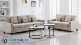 Sofa Tamu Minimalis Meja Terbaru Jepara