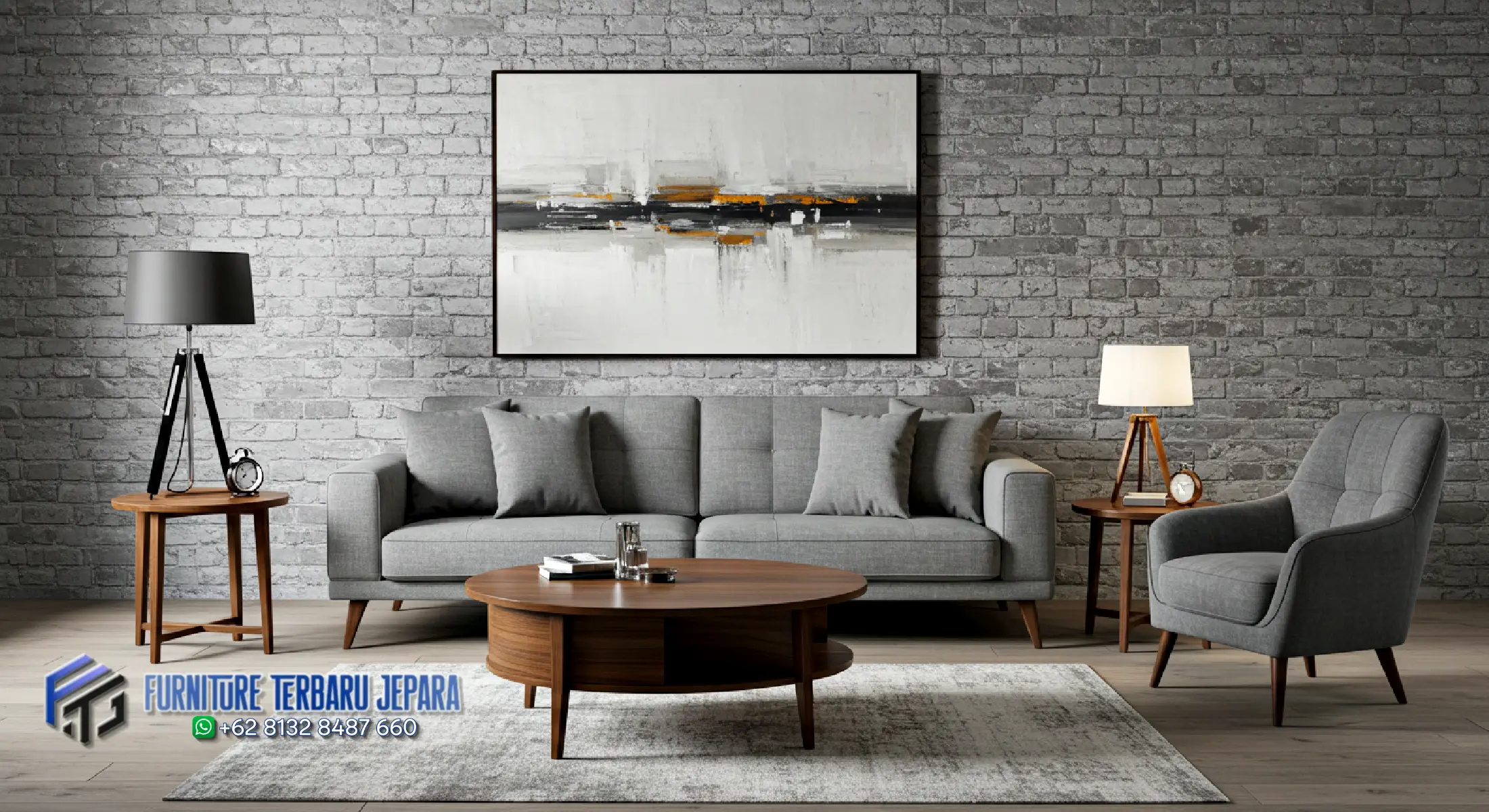 Sofa Tamu Retro Minimalis Terbaru Jepara