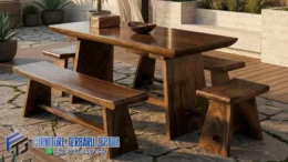 Ide Meja Makan Kayu Solid Mewah Terbaru Jepara
