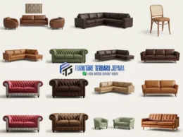 Model Sofa Kulit Asli Terbaik di Furniture Terbaru Jepara